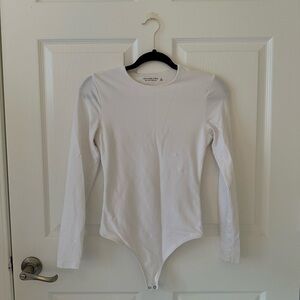 Abercrombie Cotton Seamless Long Sleeve Bodysuit